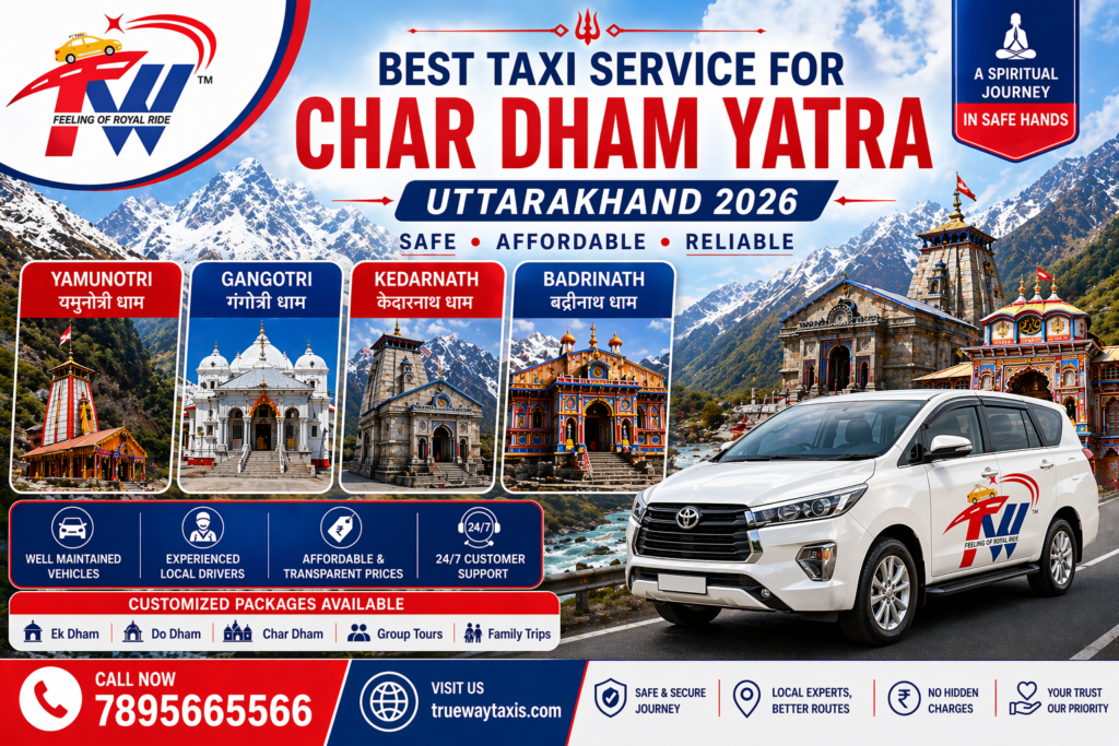 Best Taxi Service For Char Dham Yatra