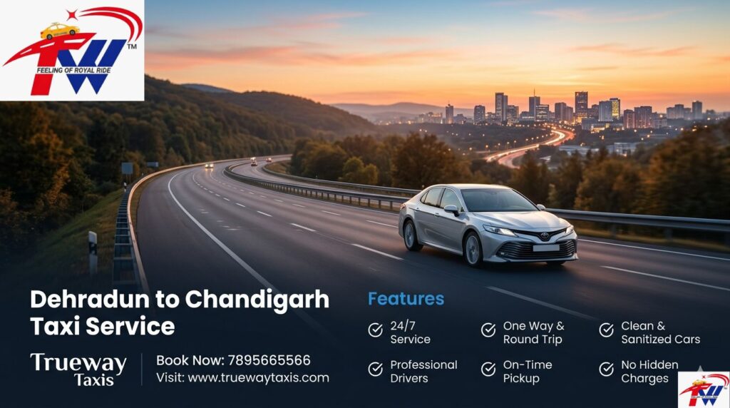 Dehradun to Chandigarh Taxi Service