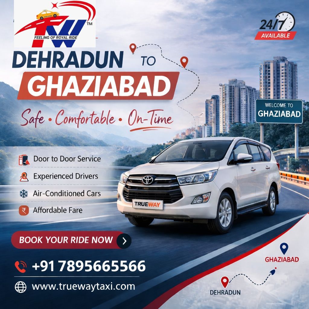 Dehradun to Ghaziabad Taxi Service