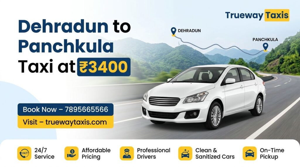 Dehradun to Panchkula Taxi