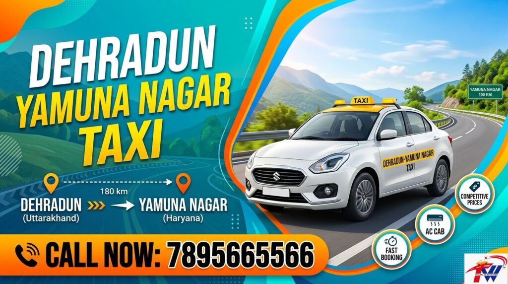 Dehradun to YamunaNagar one way taxi