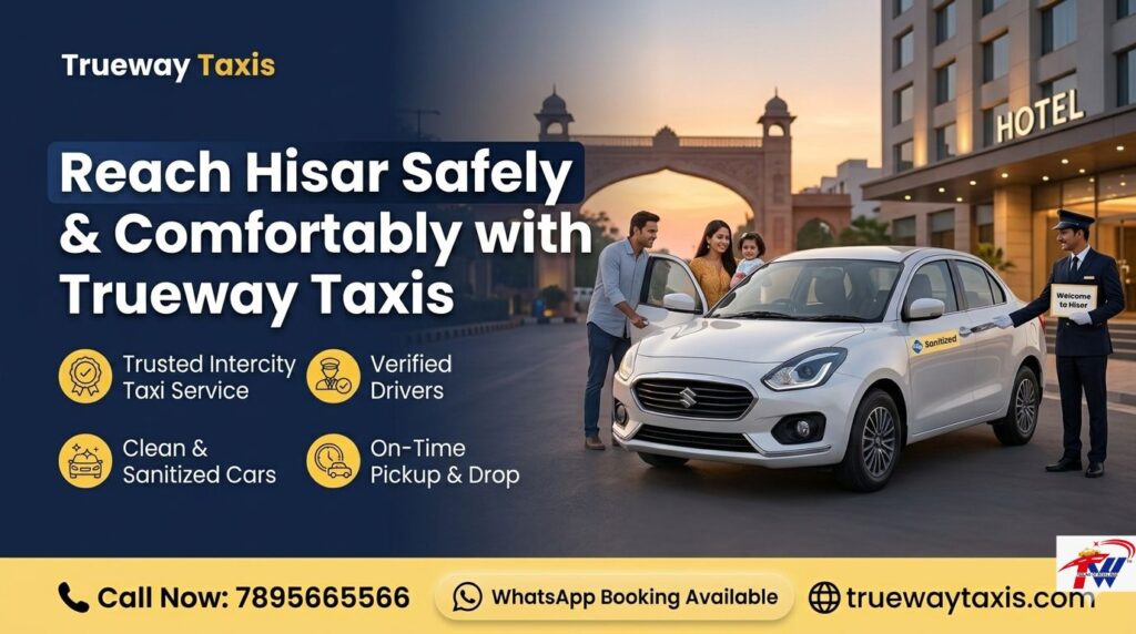 Dehradun to Hisar taxi call now and WhatsApp booking by Trueway Taxis