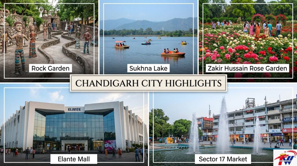 Famous places in Chandigarh