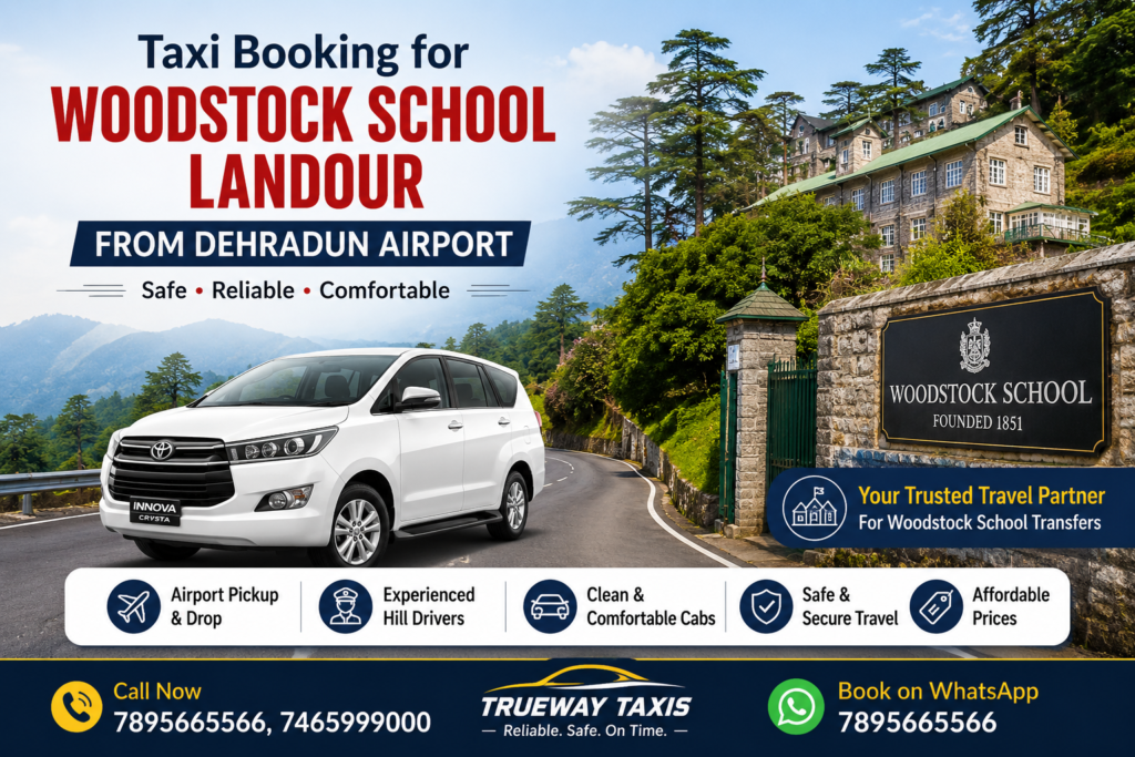 Cab Service for Woodstock School Mussoorie