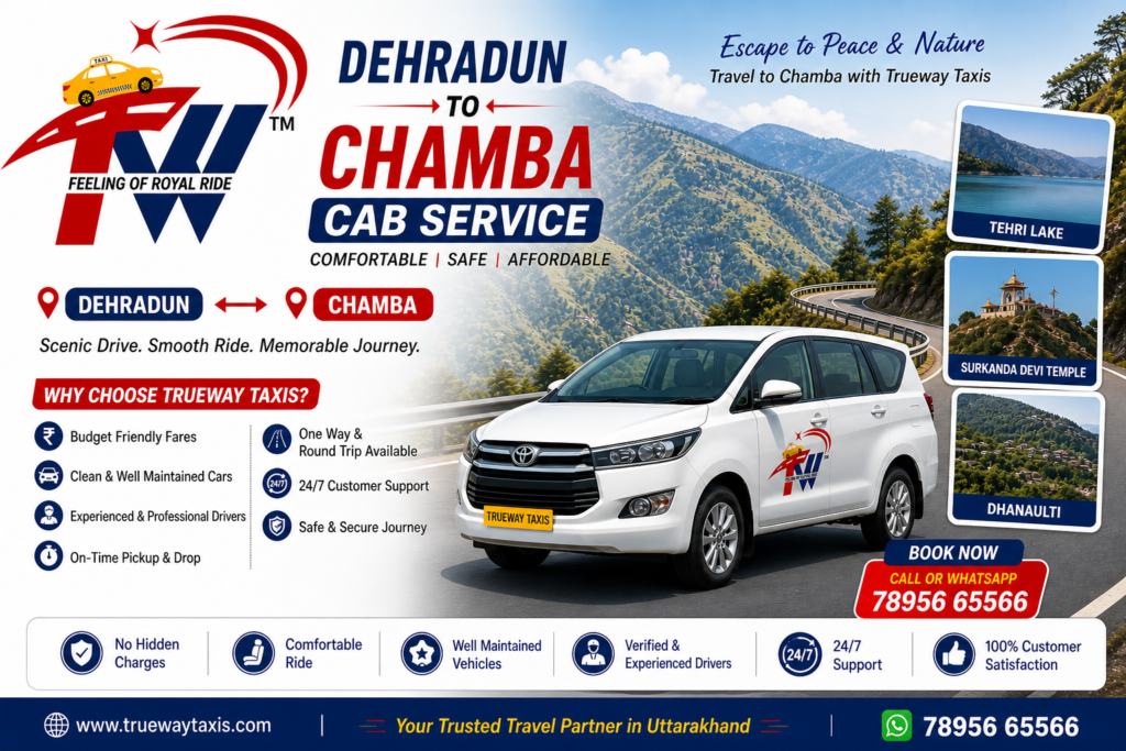 Dehradun to Chamba cab