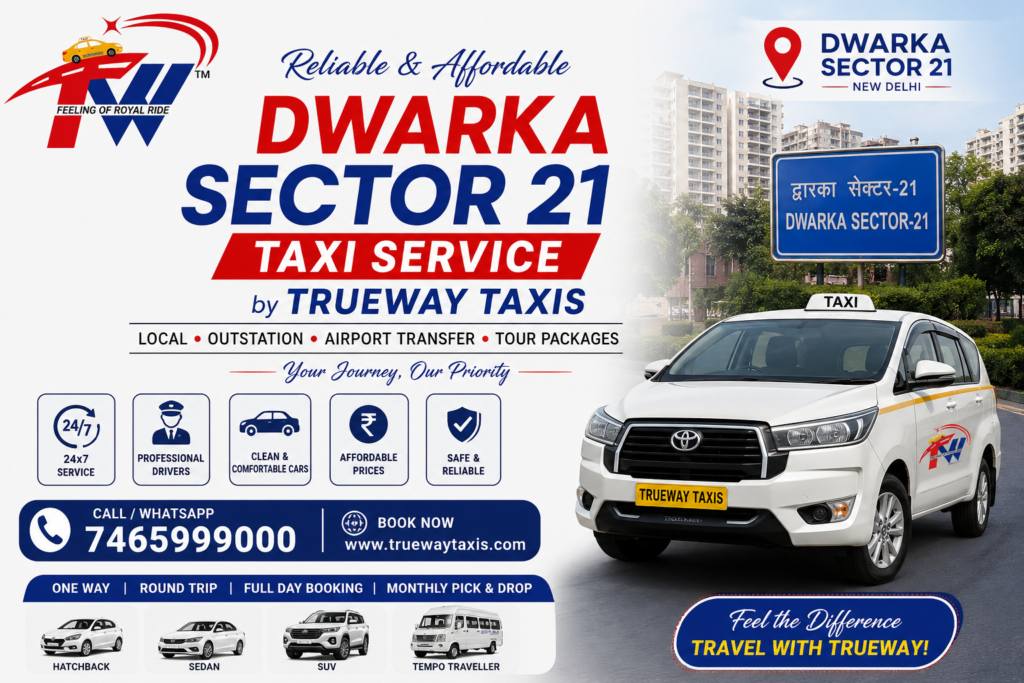 Dwarka sector 21 taxi service