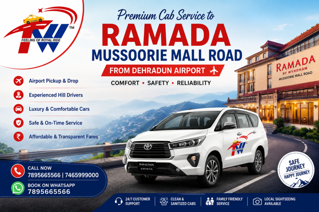 Cab Service for Ramada hotel Mussoorie