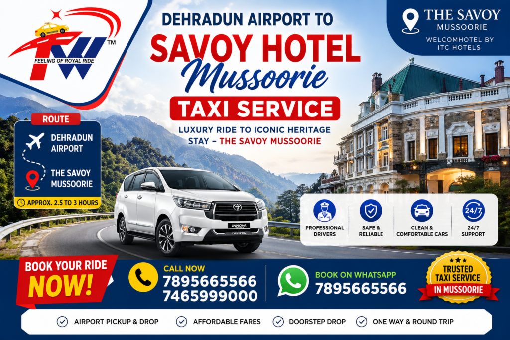 Savoy Hotel Mussoorie Cab Service