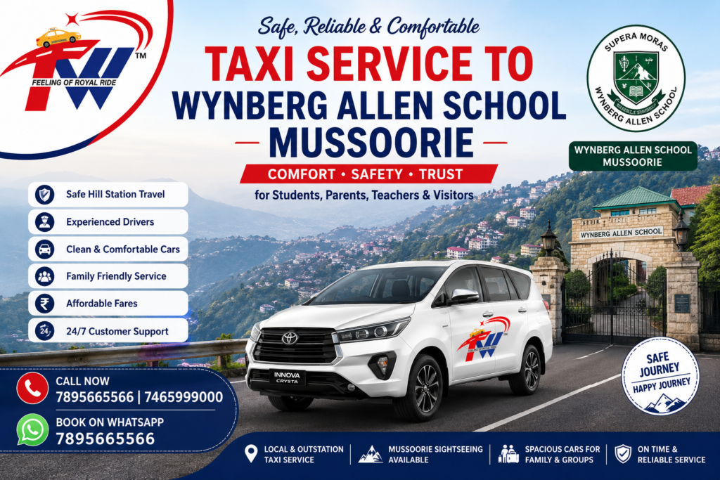 Taxi Service For Wynberg Allen School Mussoorie
