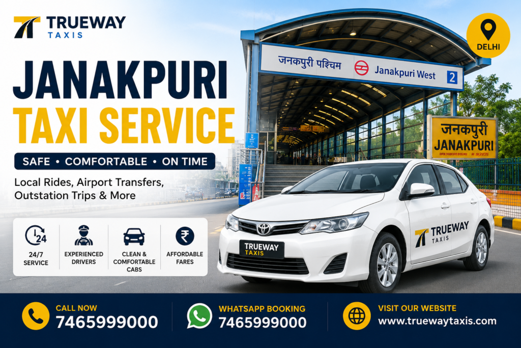 Janakpuri Metro Station Taxi Service