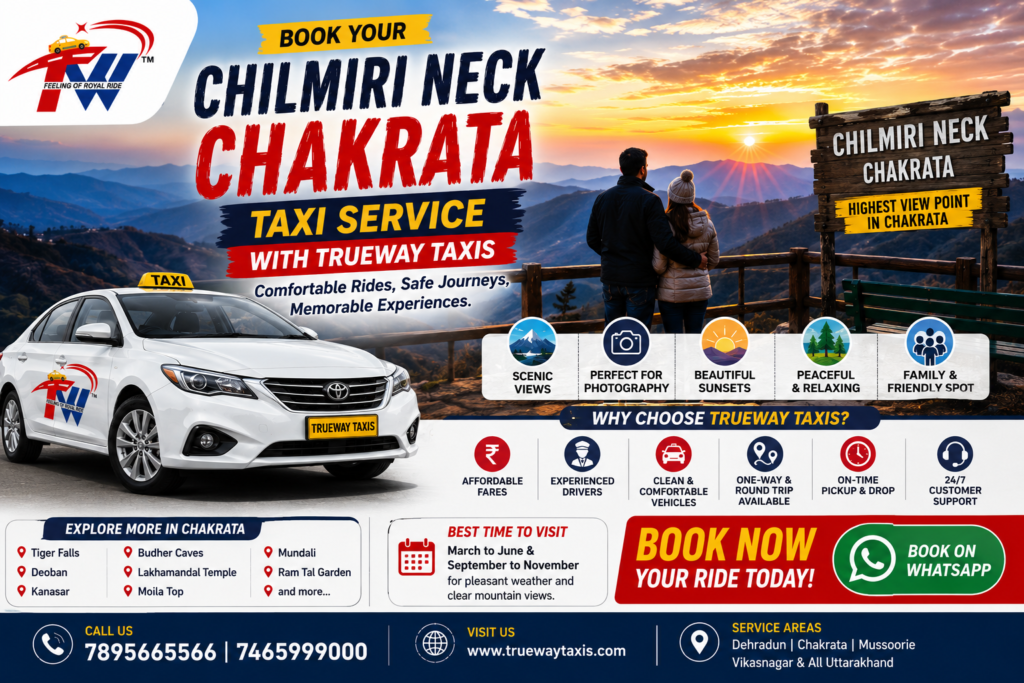 Chilmiri Neck Chakrata Taxi Service