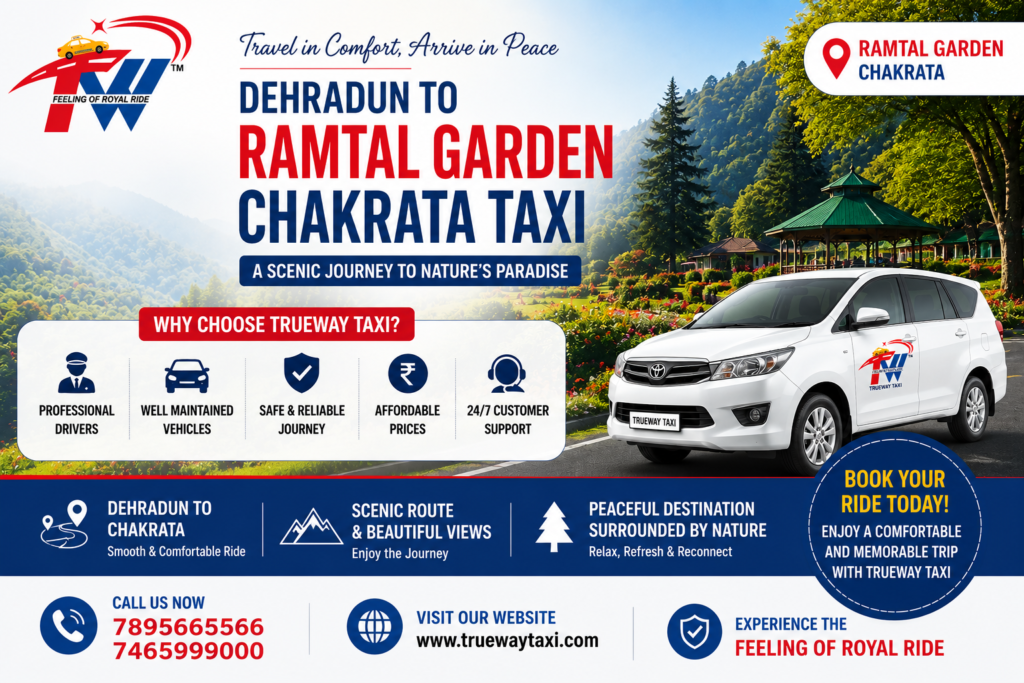 Dehradun to Ramtal Garden Chakrata Taxi Service