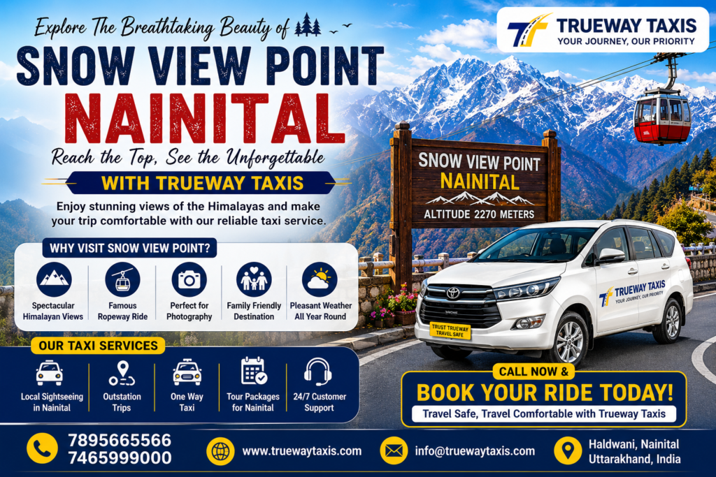 Snow view point Nainital Taxi Service