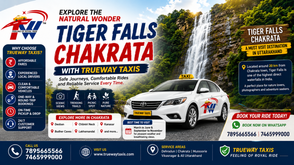 Tiger Falls Chakrata Taxi Service